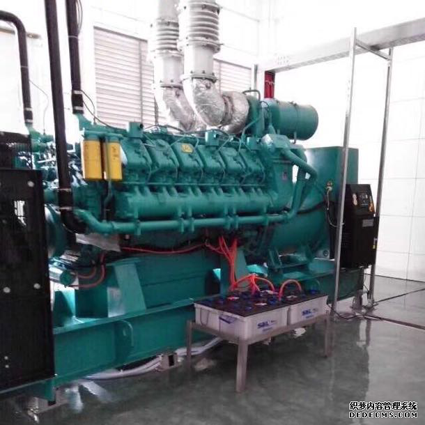 发电机组安装现场